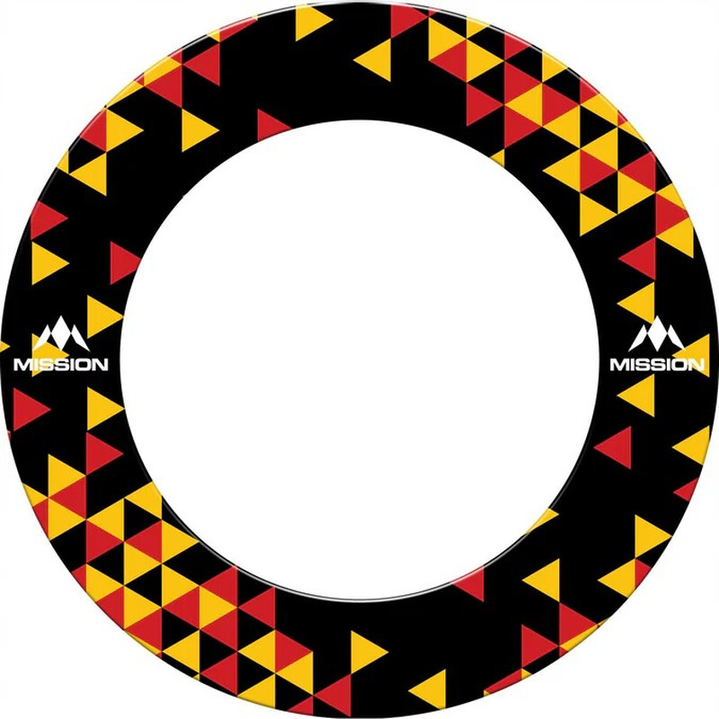 Mission Dartboard Surround - Deutschland Design - Black - Art De