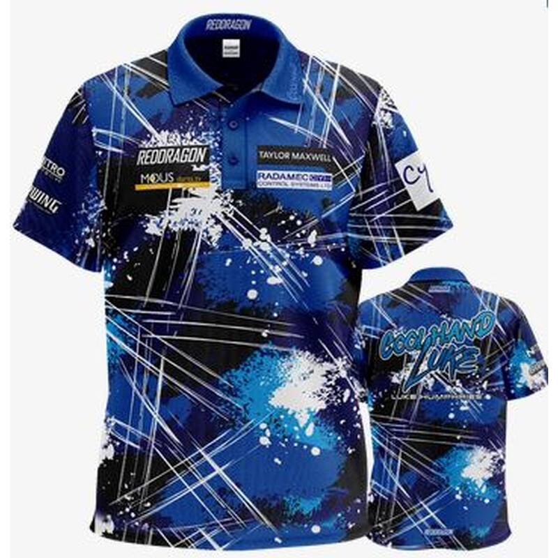 Red Dragon Luke Humphries World Champion Tour Polo Dartshirt