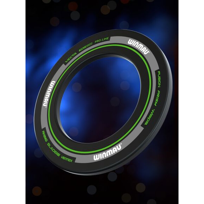 Winmau Advance Dartboard Surround - Schwarz Grün