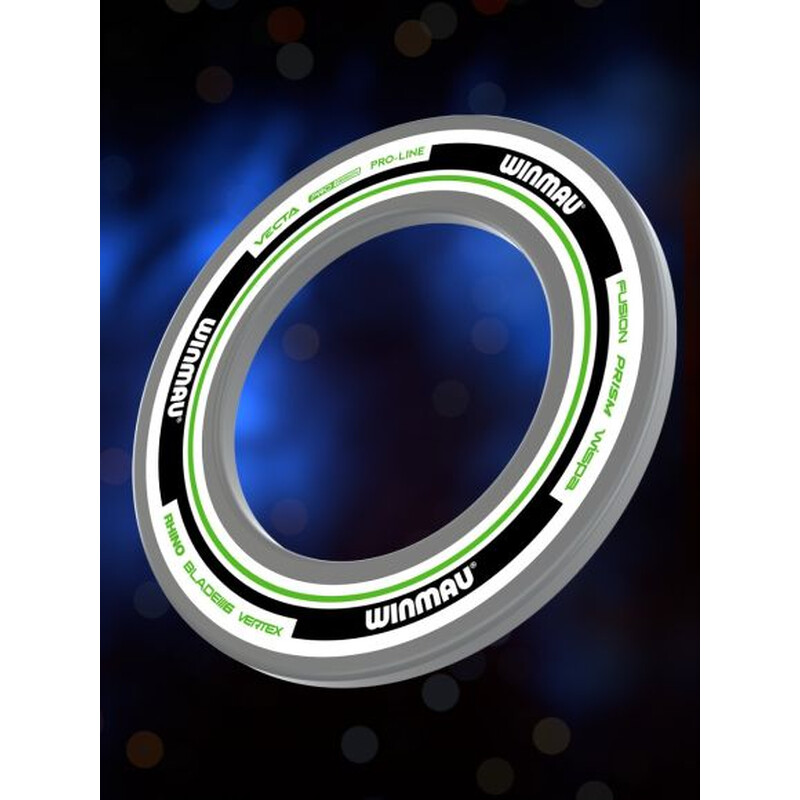 Winmau Advance Dartboard Surround - Weiß Grün