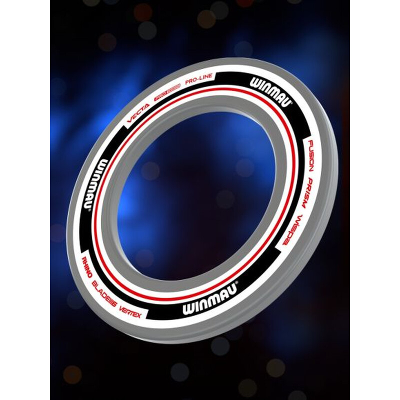 Winmau Advance Dartboard Surround - Weiß Rot