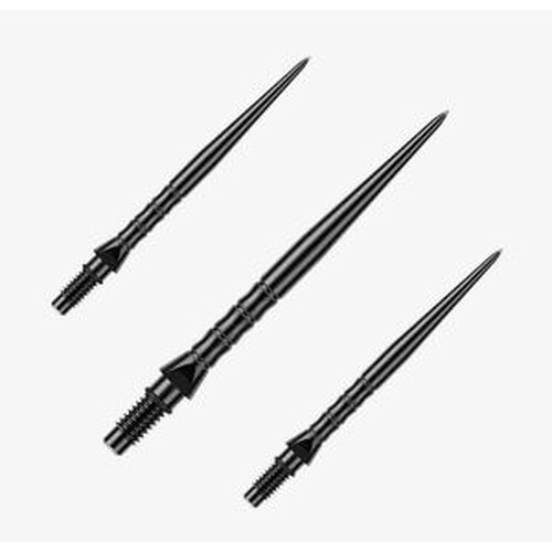 Winmau Switch Point Wave Steeldartspitzen Schwarz 30mm