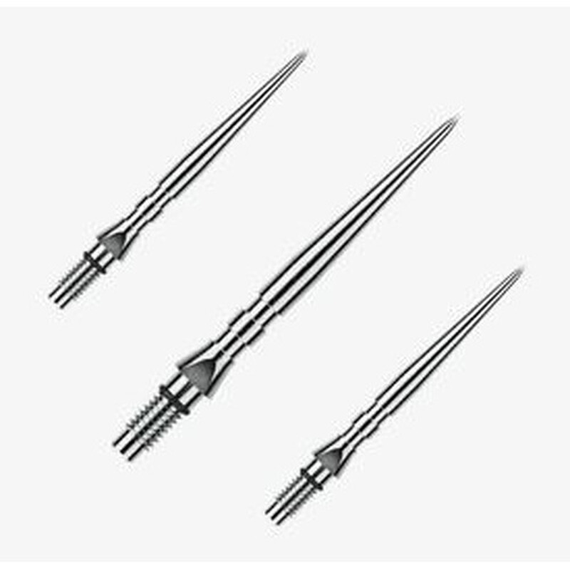 Winmau Switch Point Groove Steeldartspitzen Silver Effect 30mm