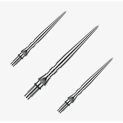 Winmau Switch Point Groove Steeldartspitzen Silver Effect 40mm