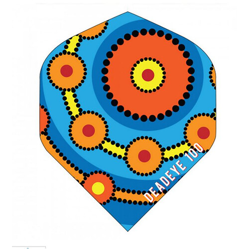 Aboriginal Dart Flights Blue Field
