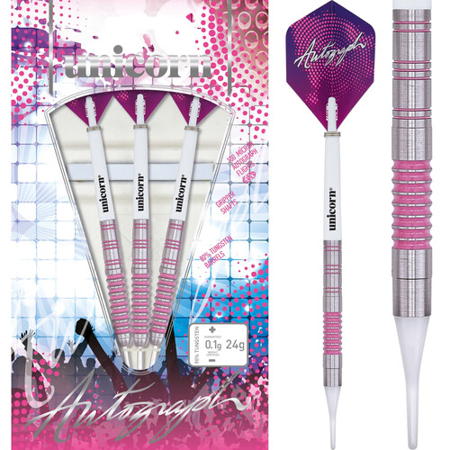 Unicorn Autograph Darts Soft Tip Tungsten Pink