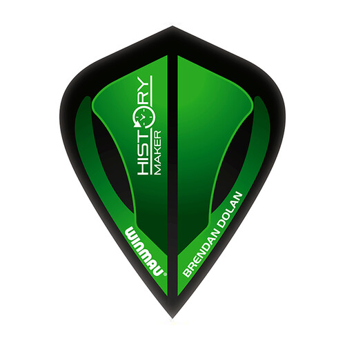 Brendan Dolan HISTORY MAKER Winmau Kite Dartflights