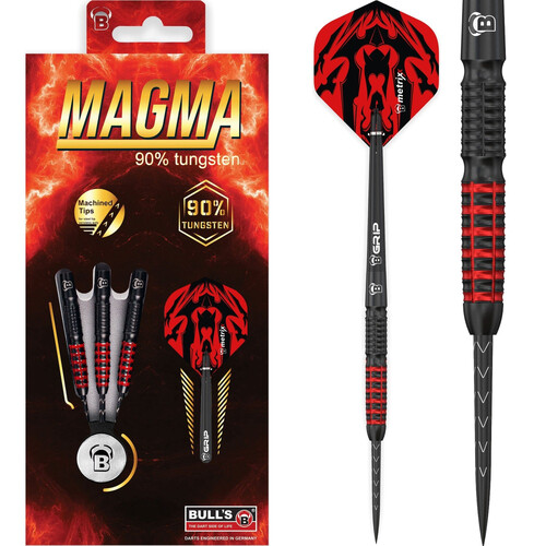 Bulls Magma Darts Steel Tip - Schwarz und Rot