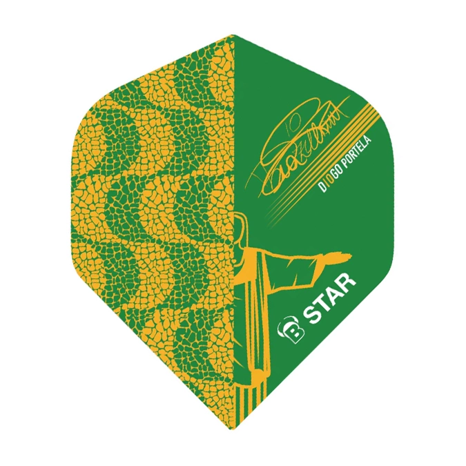 Diogo Portela THE BRAZILLIANT 100 Micron BULLs Standard Dartflights