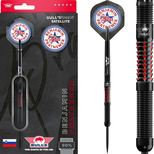 Bulls NL Benjamin Pratnemer Darts Steel Tip 90% Tungsten