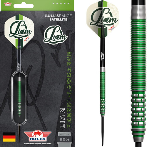 Bulls NL Liam Maendl-Lawrance Darts Steel Tip 90% Tungsten