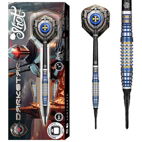 Shot Future Knights Darts Soft Tip 90% Tungsten - Darkstar 20g