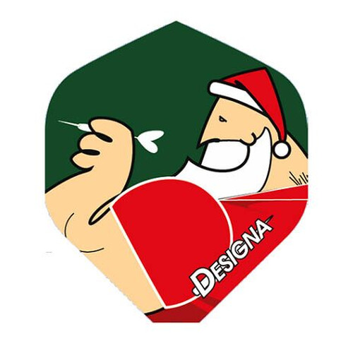 Dart Flights Christmas Santa