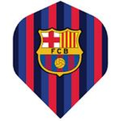Dartflight "FC Barcelona" Striped with Crest