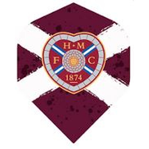 Dartflight "Heart of Midlothian FC" Saltire Crest