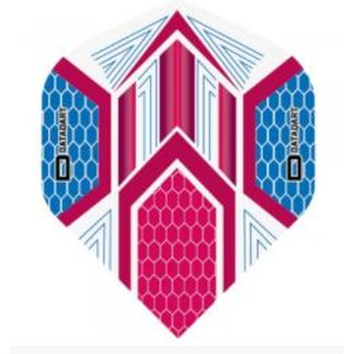 Datadart Hex Flights Pink & Blue