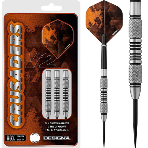 Designa Crusader V2 Darts Steel Tip - M3 - 20g