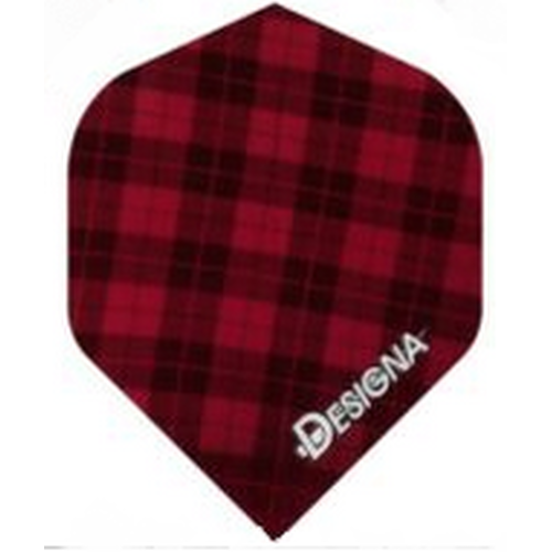Designa Tartan Flights Red