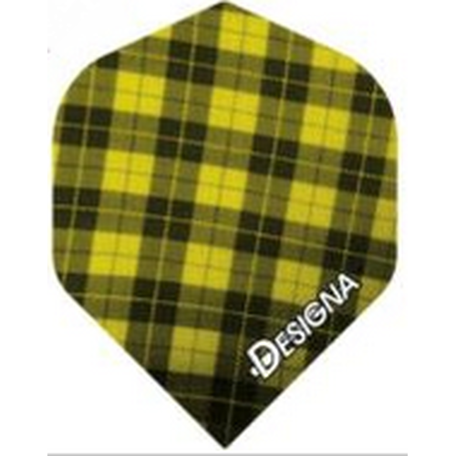 Designa Tartan Flights Yellow