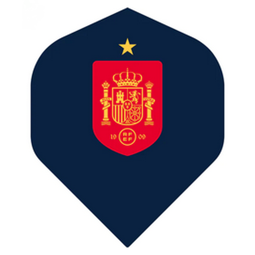 Espana Football Dart Flights Blue