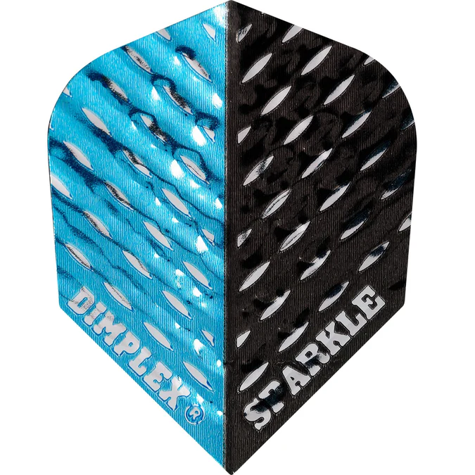 Harrows Dimplex Sparkle Twin - Black and Aqua