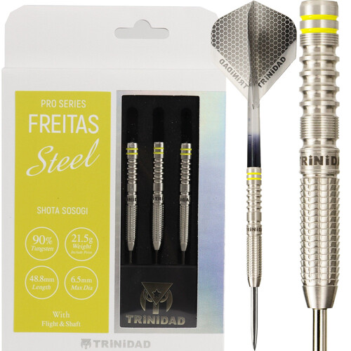 Trinidad Pro Darts Steel Tip 90% Tungsten Freitas 21.5g