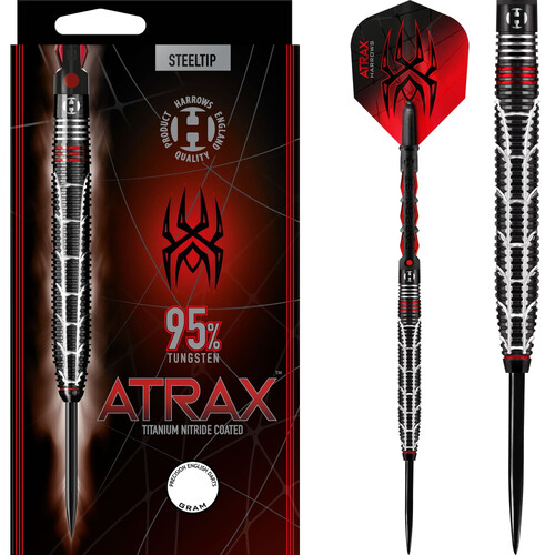 Harrows Atrax Darts Steel Tip 95% Black Titanium