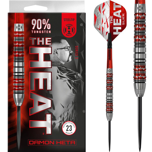 Harrows Damon Heta Darts The Heat Steel Tip 90% Tungsten Series 3