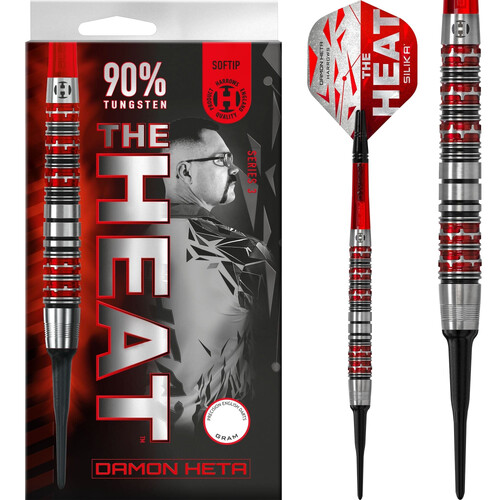 Harrows Damon Heta Darts The Heat Soft Tip 90% Tungsten Series 3