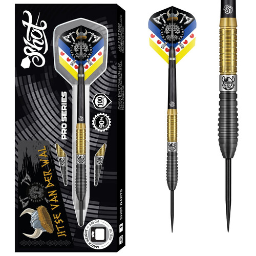 Shot Pro Series Darts Steel Tip 90% Tungsten - Jitse van der Wal