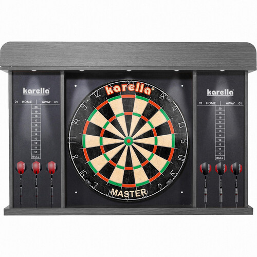 Karella - Dart-Cabinet Arena mit LED-Beleuchtung
