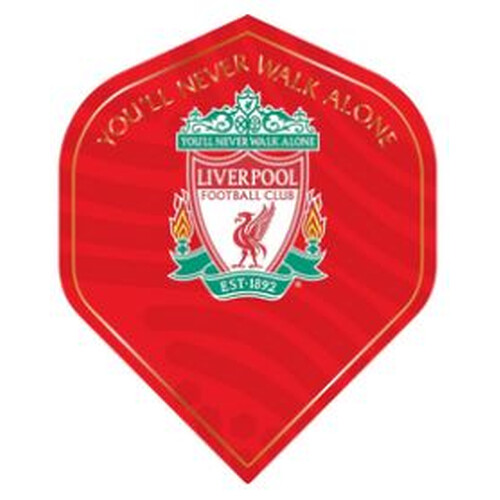 Liverpool FC Dart Flights Red - YNWA Crest