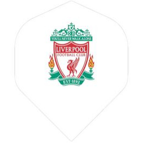 Liverpool FC Dart Flights White - Main Crest