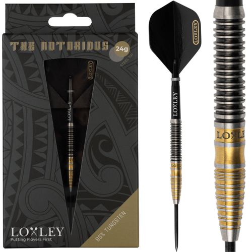 Loxley Notorious 95% Tungsten Steeldarts 22gr.