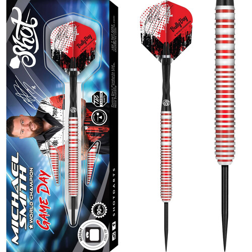Shot Michael Smith Darts Steel Tip 90% Tungsten - Game Day