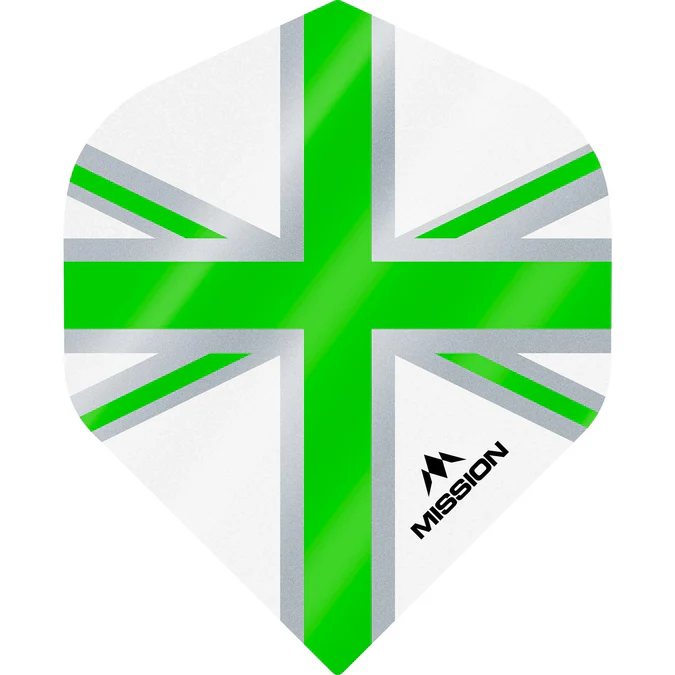 Mission Alliance-X Union Jack No2 WHITE Standard Dartflights