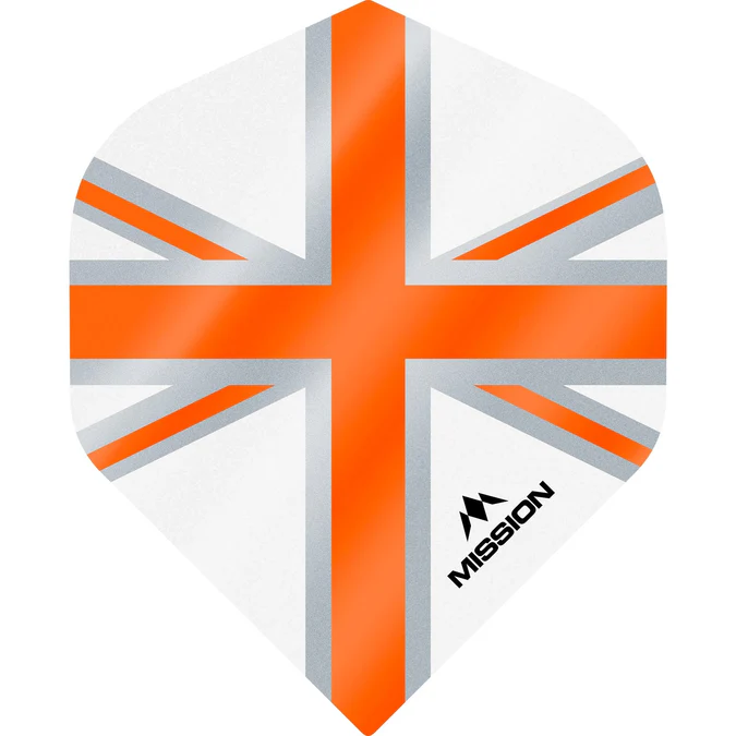 Mission Alliance-X Union Jack No2 WHITE Standard Dartflights