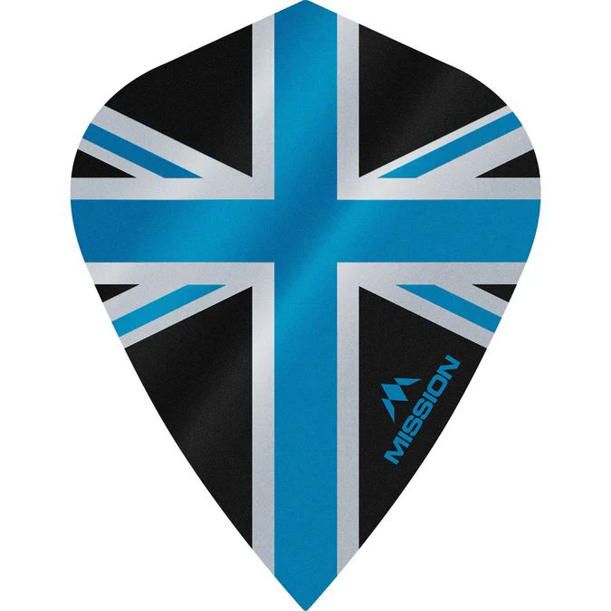 Mission Alliance-X Union Jack BLACK Kite Dartflights