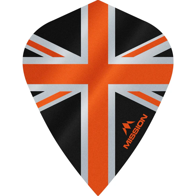 Mission Alliance-X Union Jack BLACK Kite Dartflights
