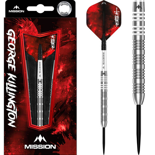 Mission George Killington Darts Steel Tip - 95% Tungsten 22gr.