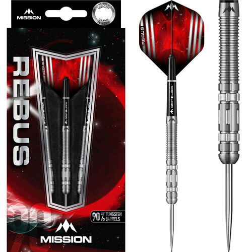 Mission Rebus Darts Steel Tip - M4 Rear Ring Grip 22gr.