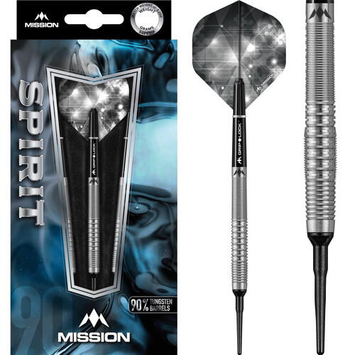 Mission Spirit Darts Soft Tip M4 Rear Razor Grip 22gr.