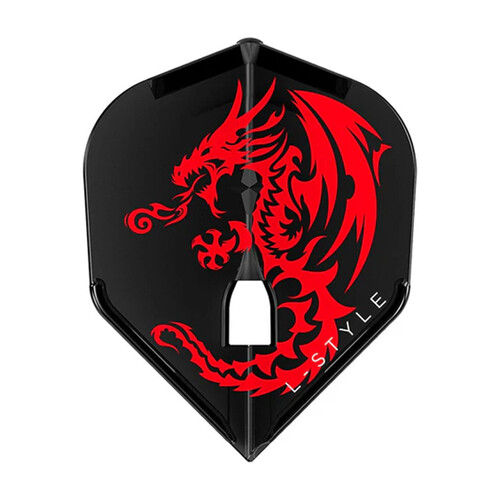 Neil Duff L-Style Champagne Ring BLACK Standard Dartflights