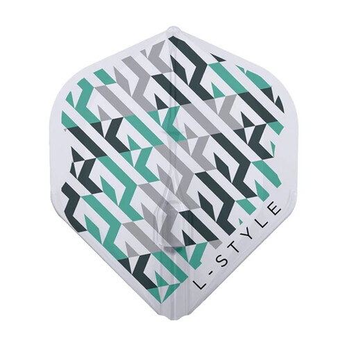 Nico Kurz V2 L-Style L1EZ CLEAR WHITE Standard Dartflights