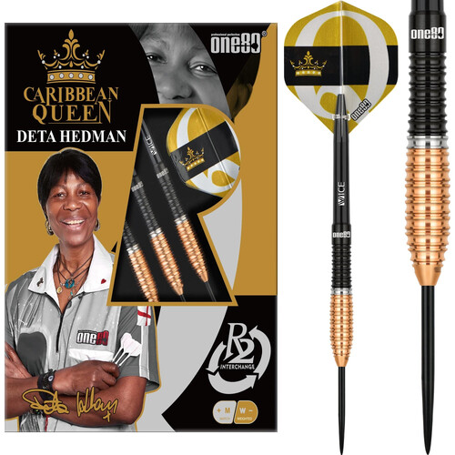 One80 Deta Hedman Darts R2 Interchange Steel Tip 90% Tungsten V3