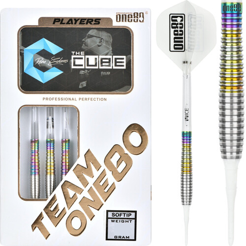 One80 Rene Eidams Darts Soft Tip - The Cube Signature II 22g