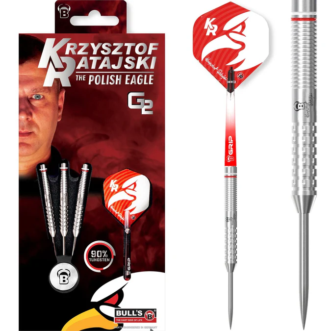 BULL'S Krzysztof Ratajski Darts - Steel Tip - The Polish Eagle - Original Generation 2