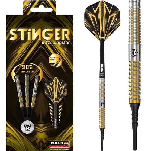 Bulls Stinger Darts Soft Tip - Gold Titanium