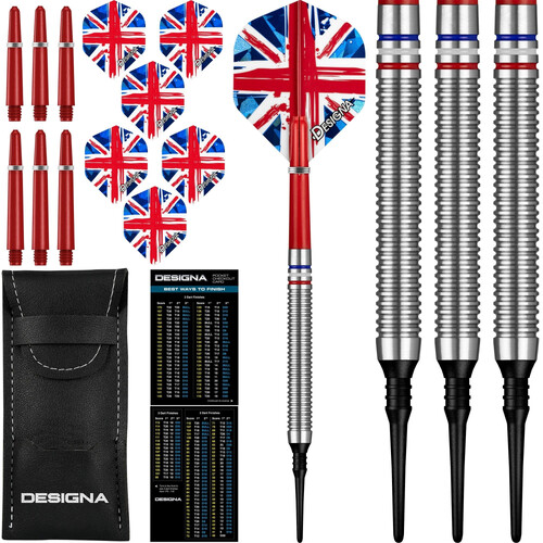 Designa Patriot X Darts Soft Tip - Great Britain
