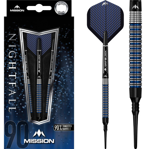 Mission Nightfall Darts Soft Tip M2 Straight Ring